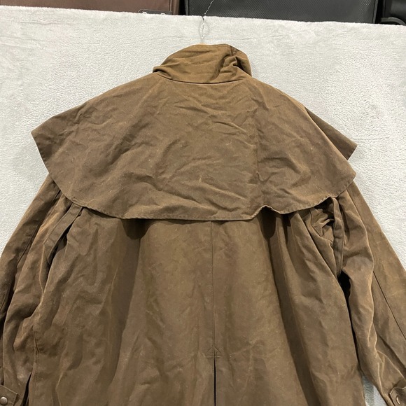 Sydney Oilskin Coat Mens 2XLCanvas Wax‎ Duster Equestrian Western Australian VTG - Picture 11 of 15